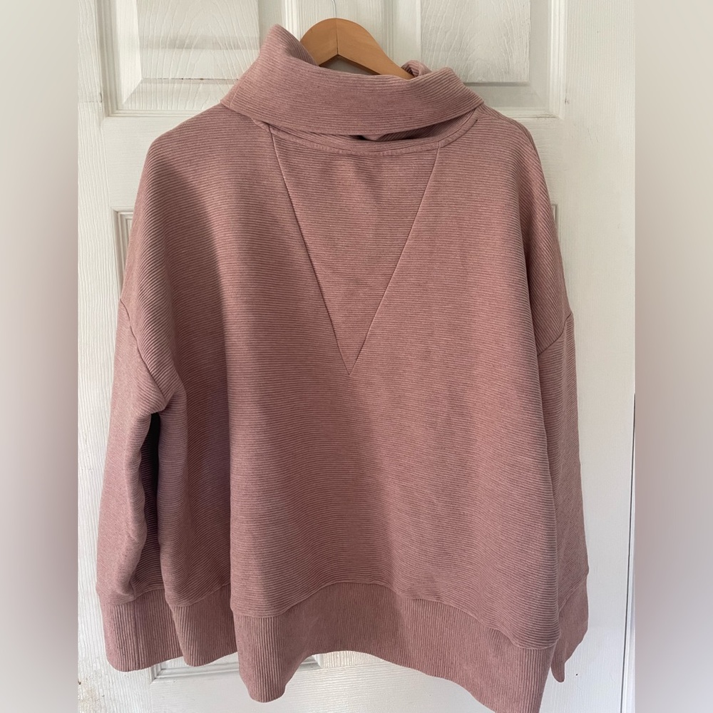 Shambhala Ribbed Cowl Neck Pullover - Picture 3 of 3